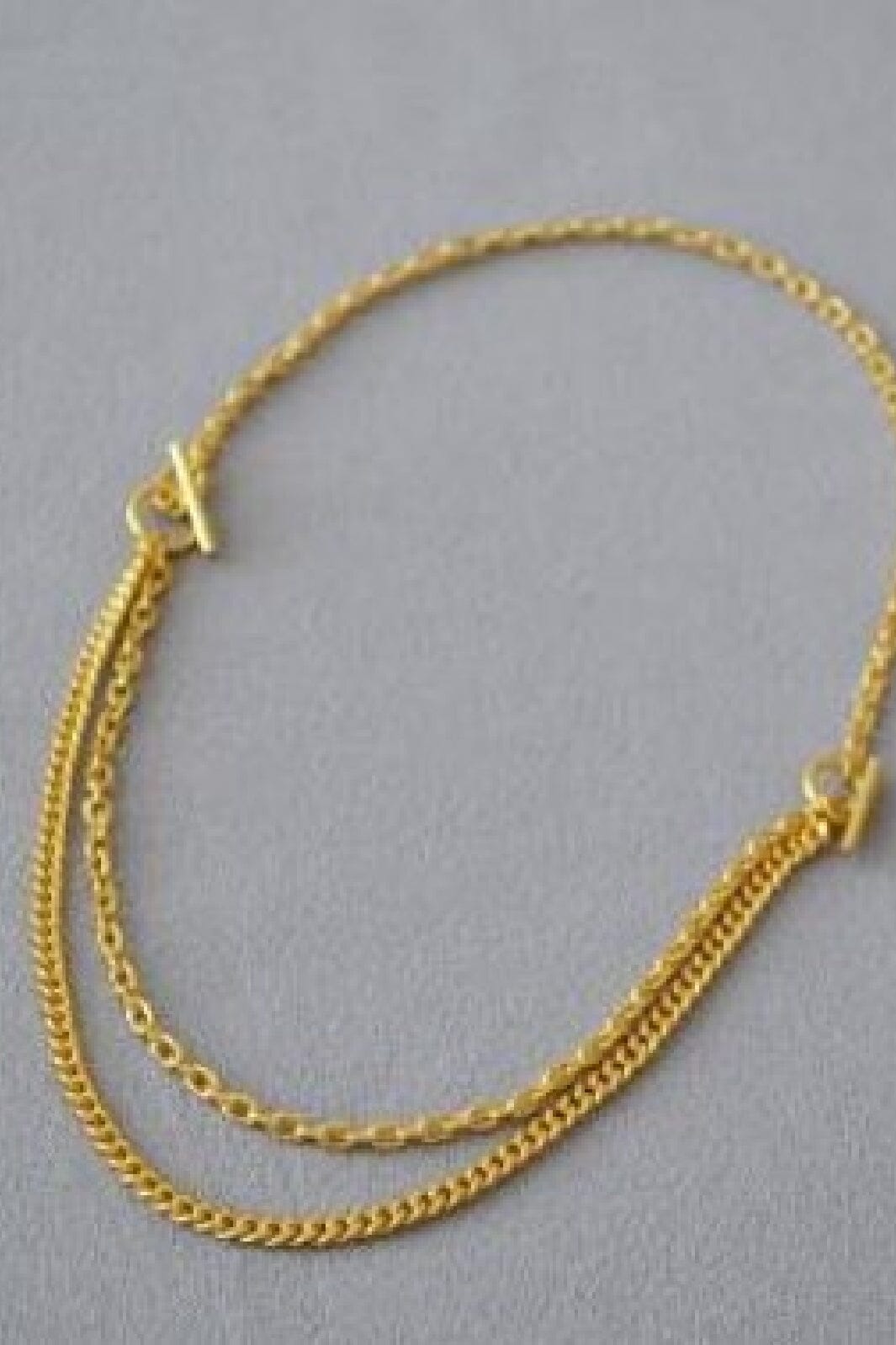 Mellow Moon - Double Necklace 2 - Forgyldt