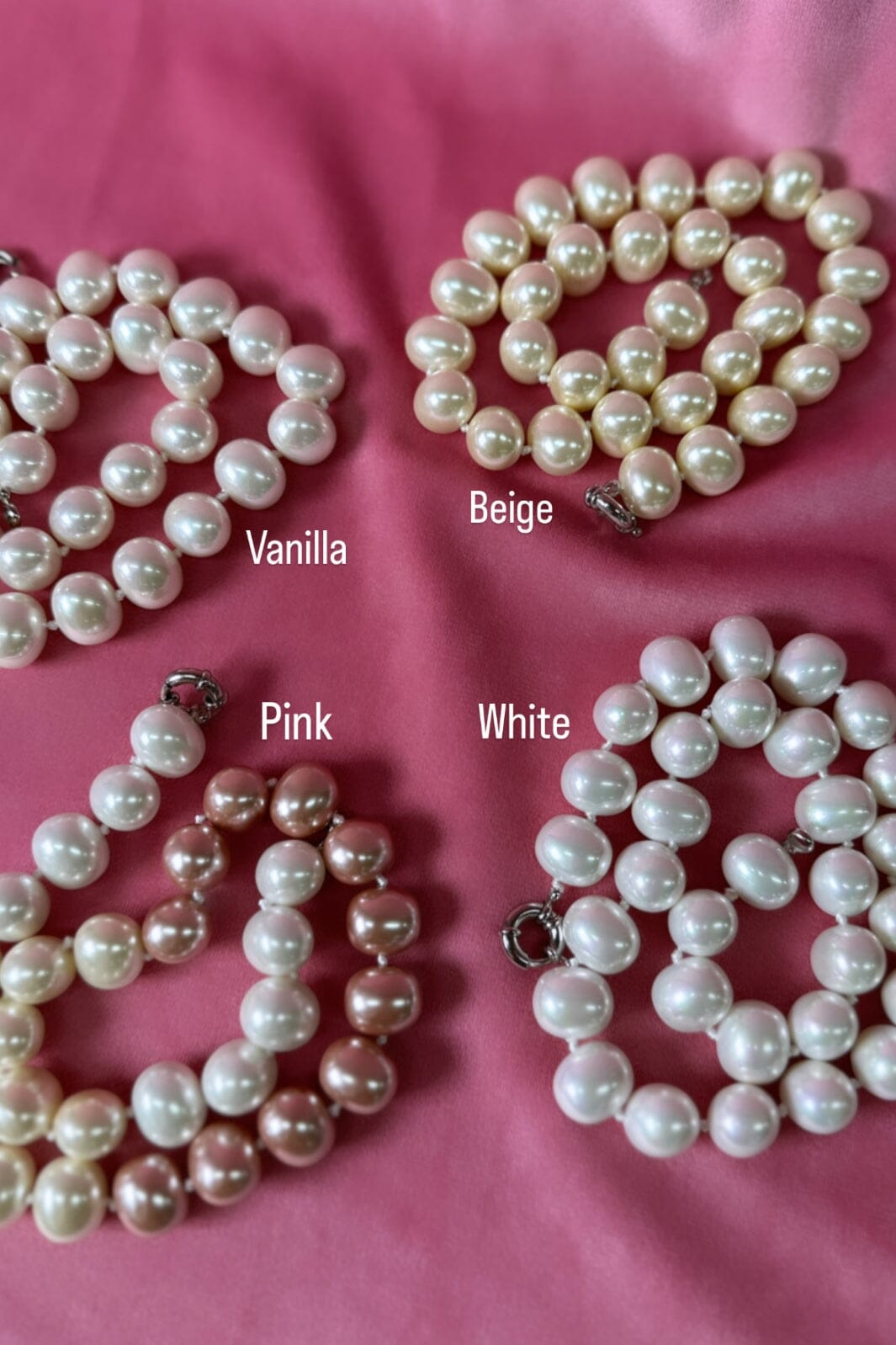 Mellow Moon - Pearl Necklace N1612 - White