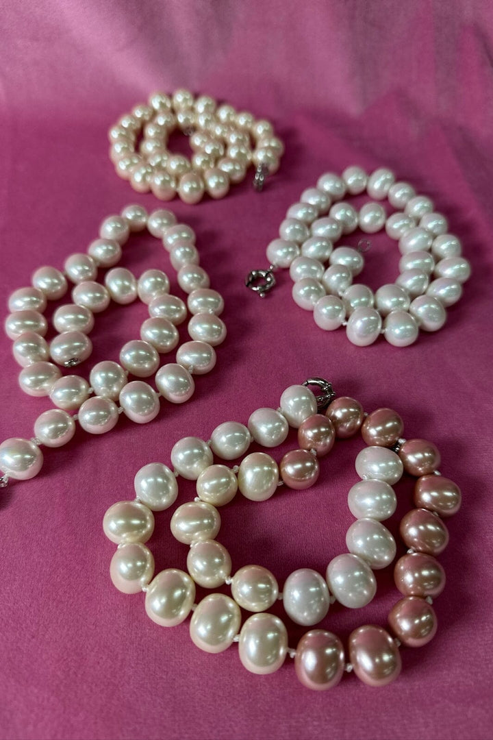 Mellow Moon - Pearl Necklace N1612 - White