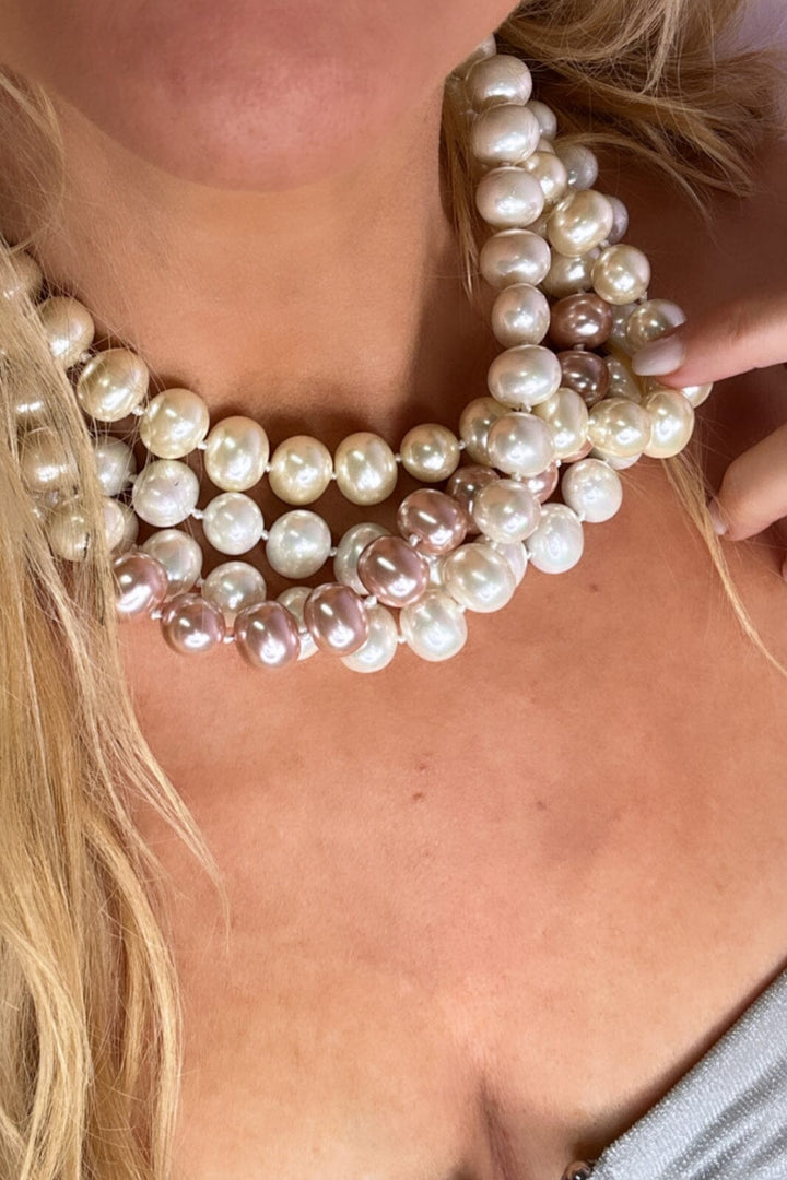 Mellow Moon - Pearl Necklace N1612 - White