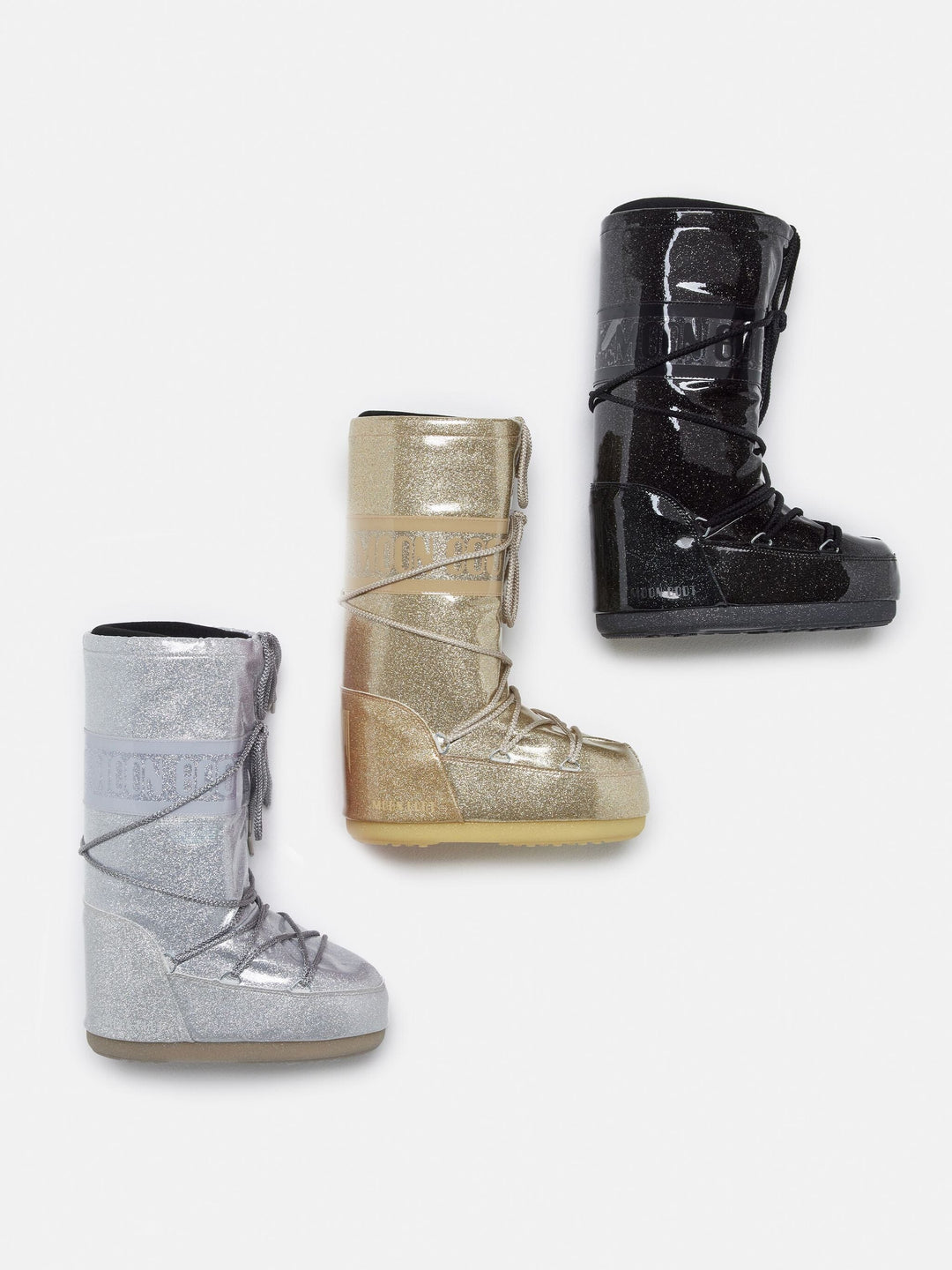Moon Boot - Mb Icon Glitter - B002 Gold Støvler