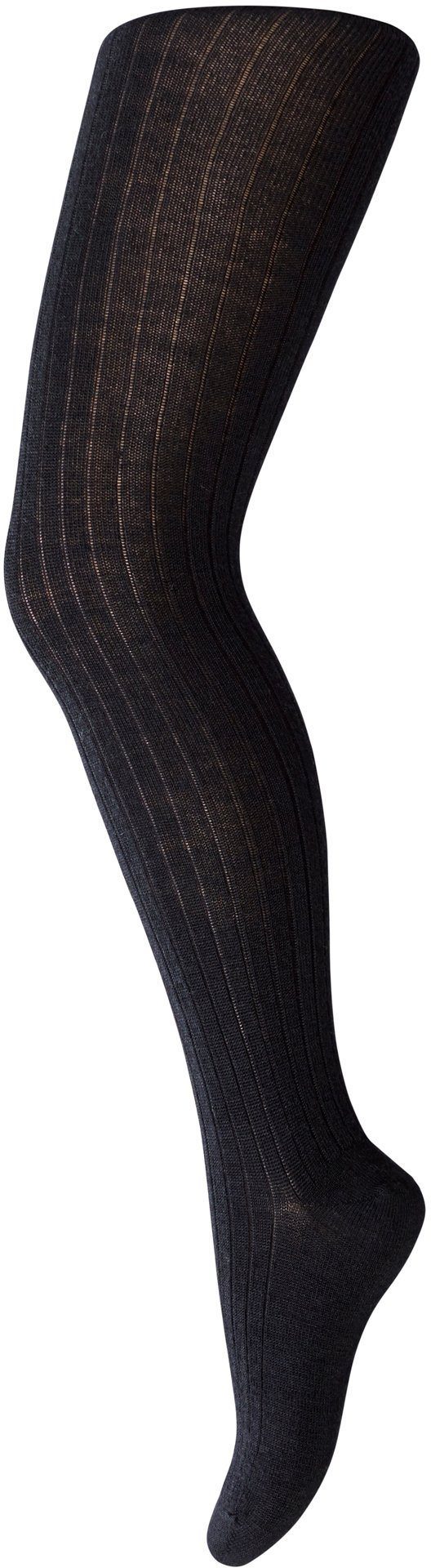 Mp Denmark - Wool rib tights (128) - Black (08)