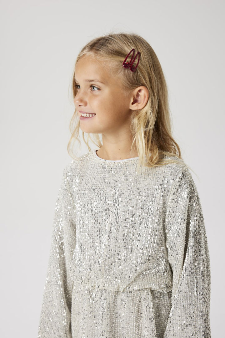 Name It - Nkfrantella Ls Dress - 4665309 Frosted Almond Kjoler