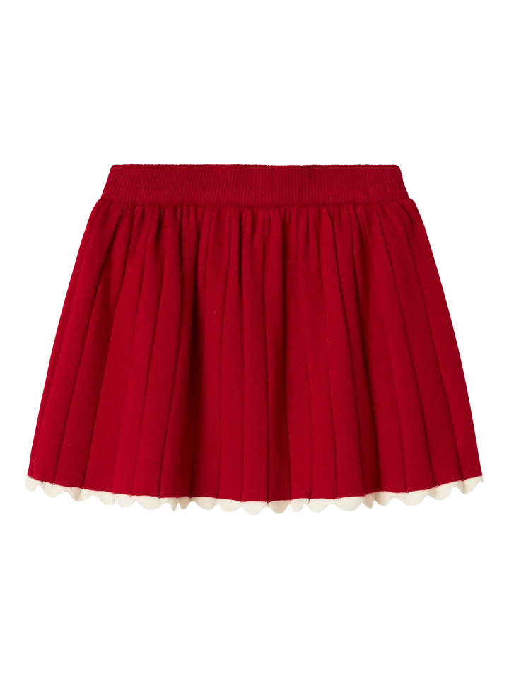 Name It - Nmfralbo Knit Skirt - 4845429 Jester Red Nederdele