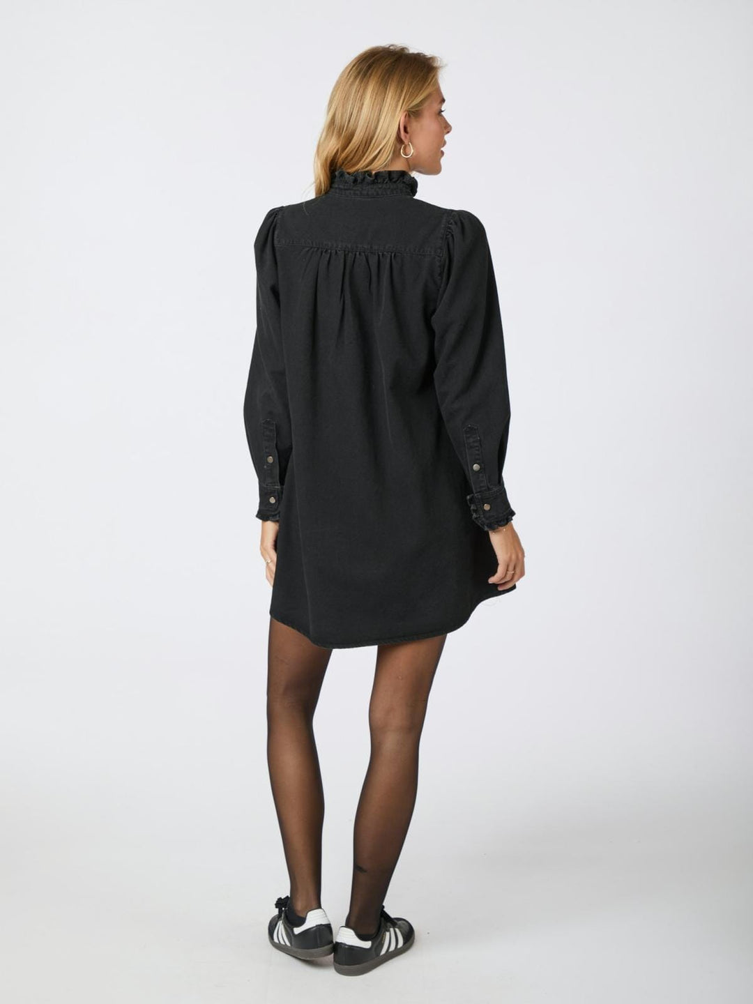 Neo Noir - Ava Denim Dress - Black