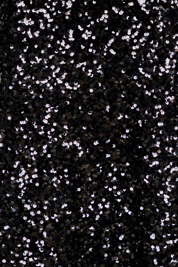 Neo Noir - Baira Fall Sequins Skirt - Black