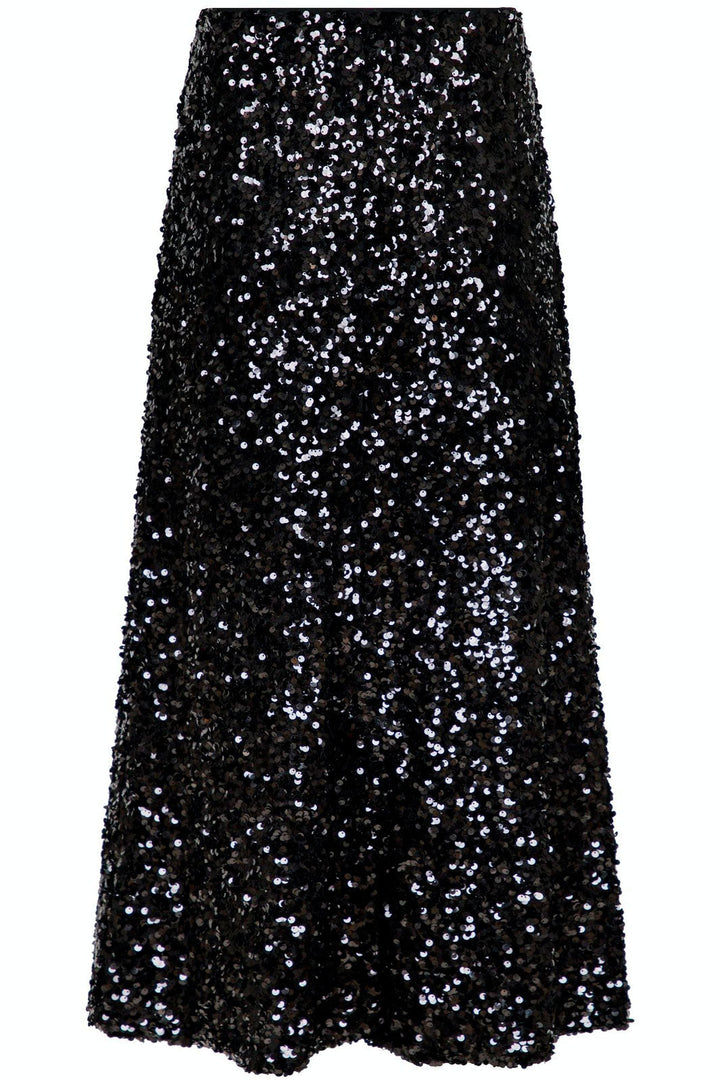 Neo Noir - Baira Fall Sequins Skirt - Black