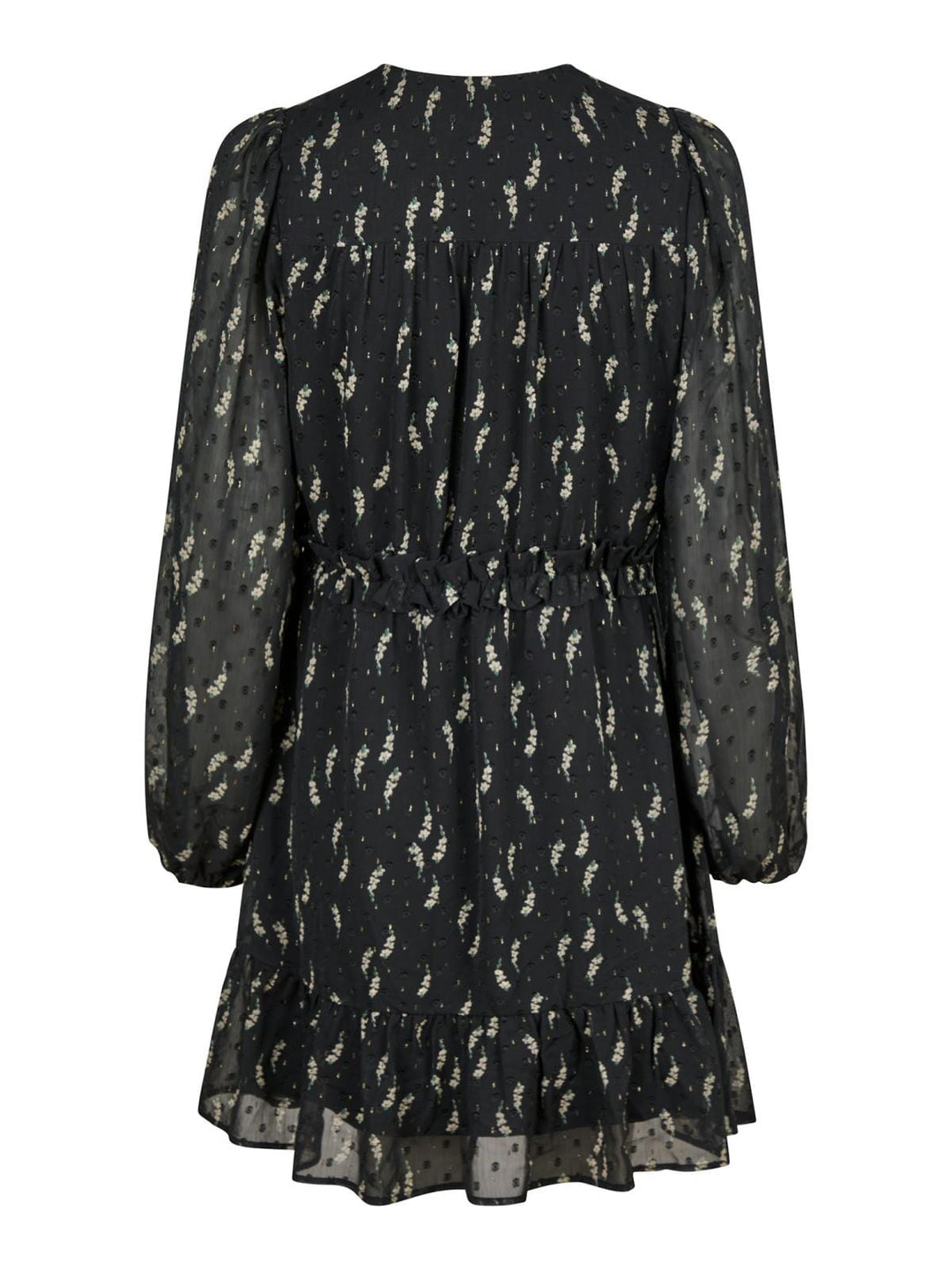 Neo Noir - Bethie Flower Branch Dress - Black Kjoler