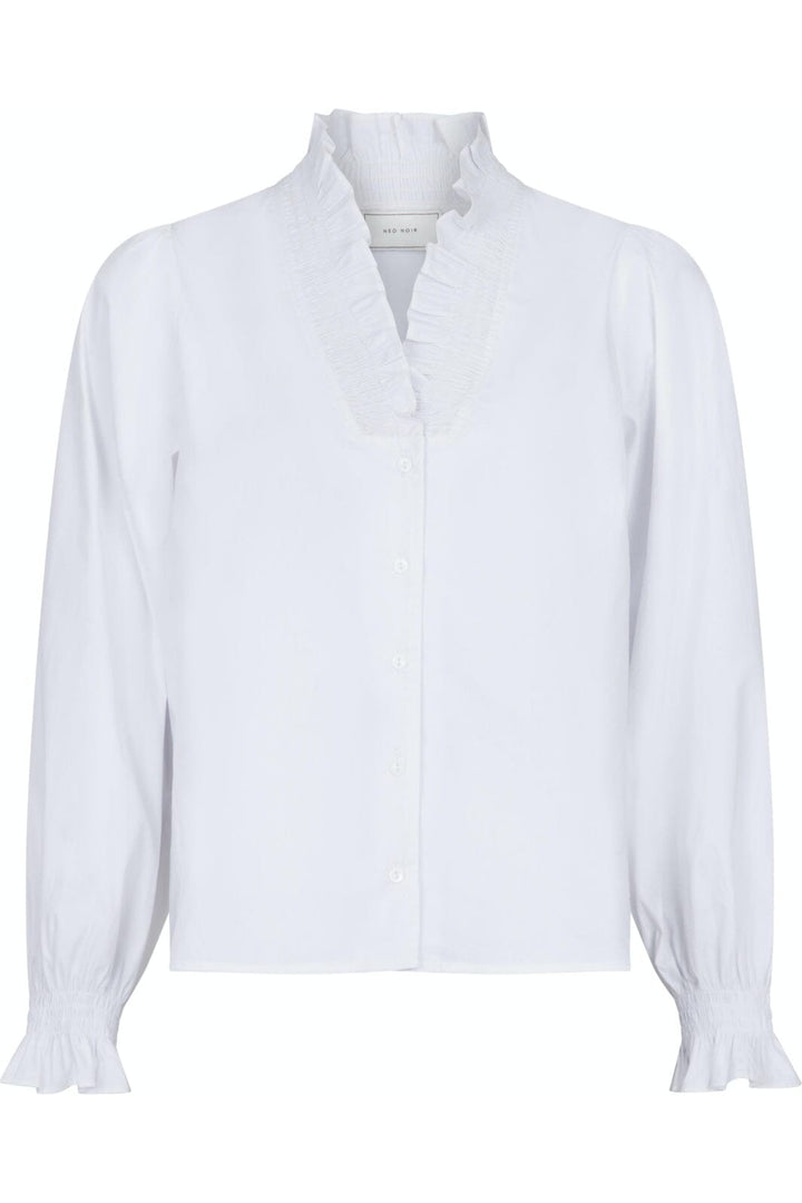 Neo Noir - Brielle Solid Shirt - White