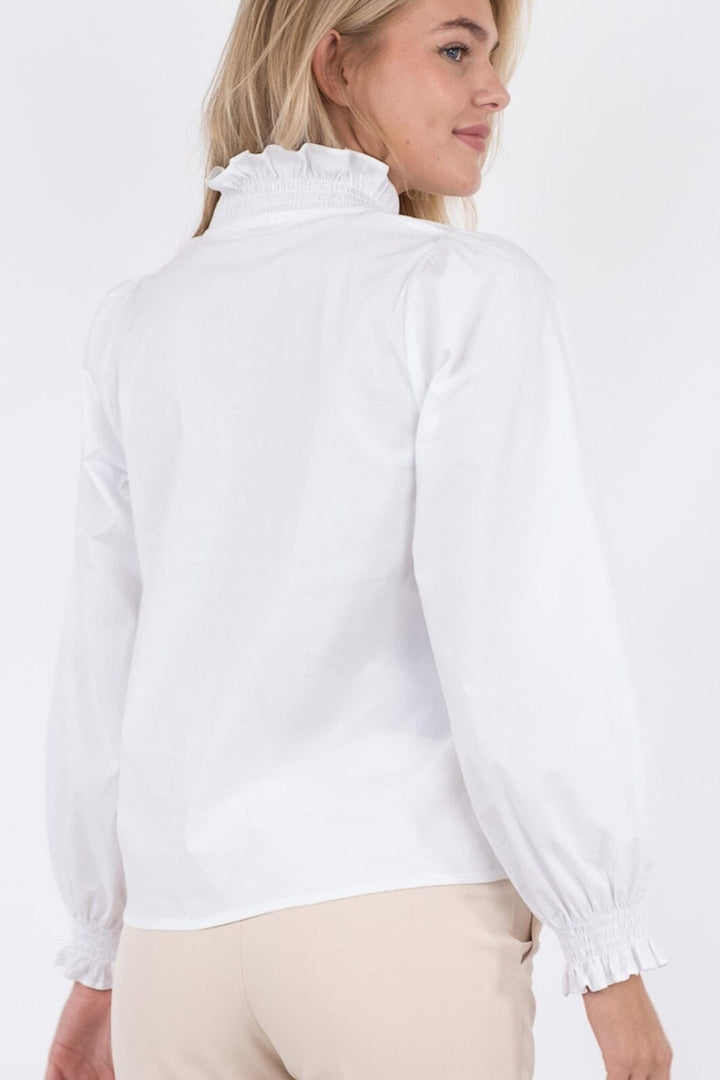 Neo Noir - Brielle Solid Shirt - White