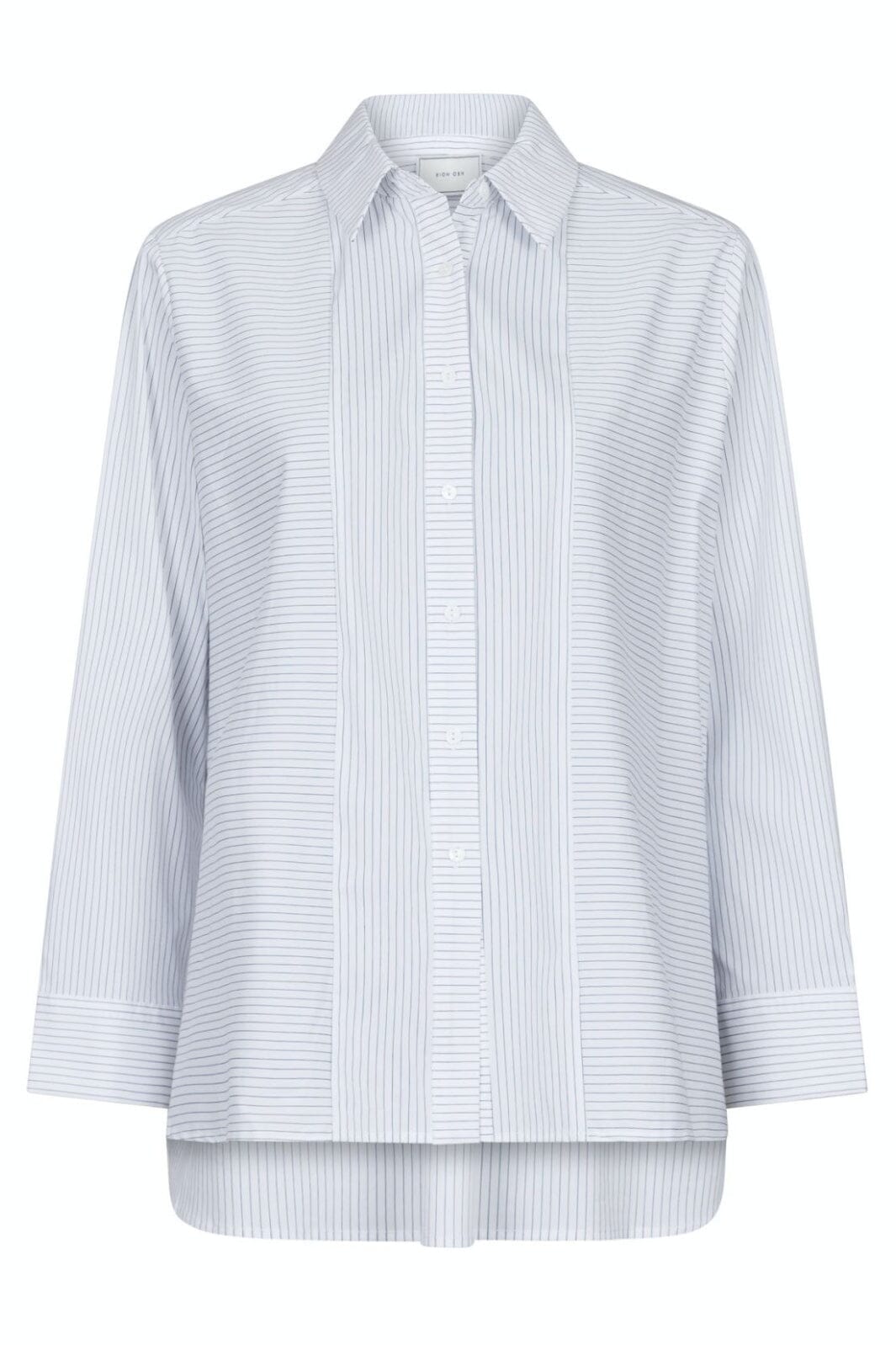 Neo Noir - Gili Stripe Shirt - White