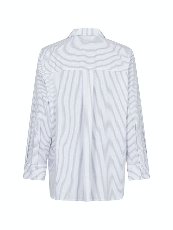 Neo Noir - Gili Stripe Shirt - White