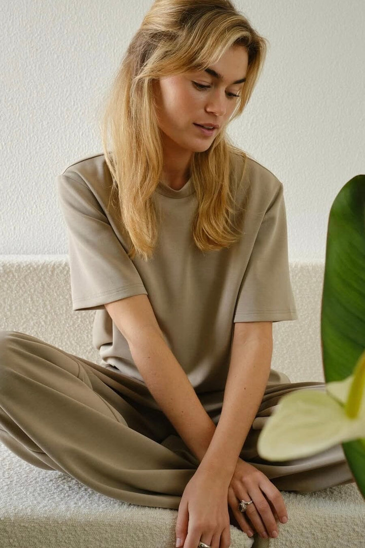 Neo Noir - Isark Soft Pants 165248 - 214 - Taupe Bukser