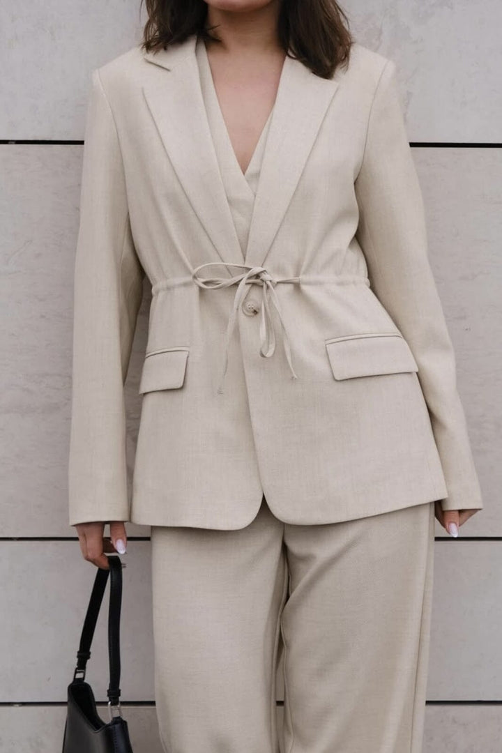 Neo Noir - Jemmie Melange Blazer 165068 - 976 - Beige Melange Blazere