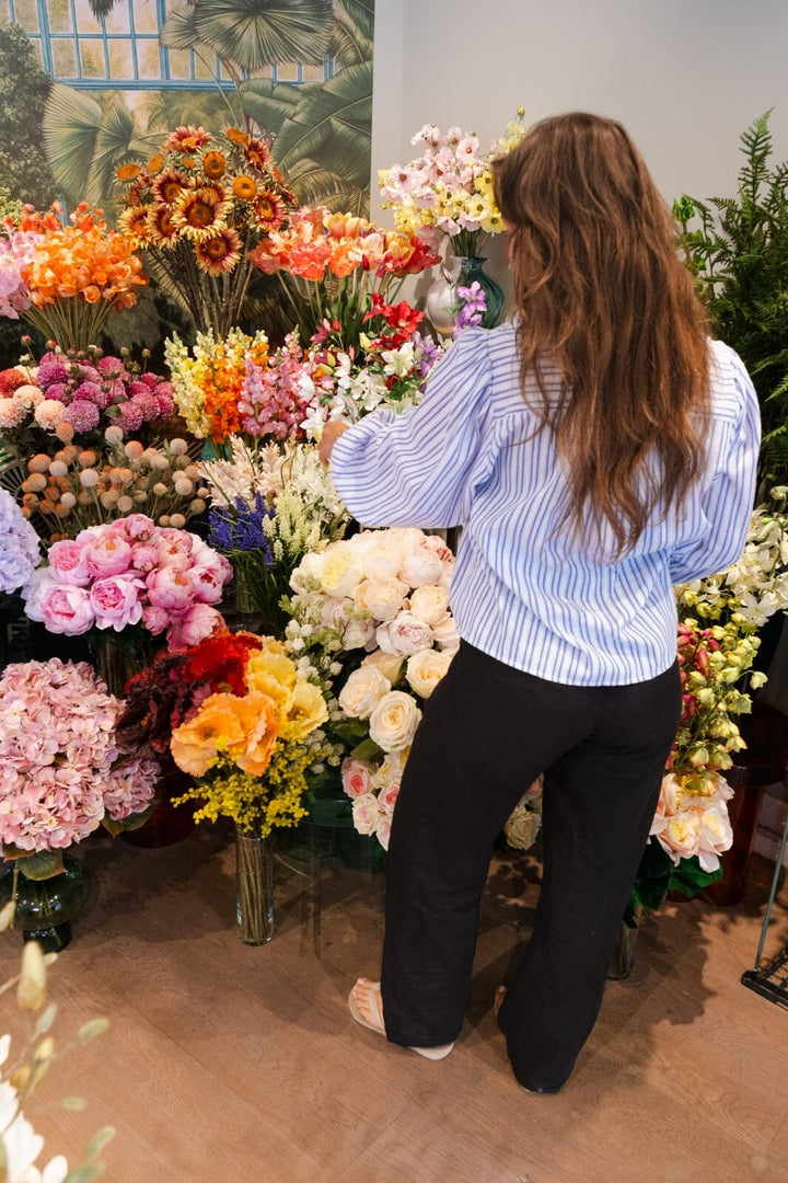 Neo Noir - Johanne Stripe Blouse - Light Blue Bluser