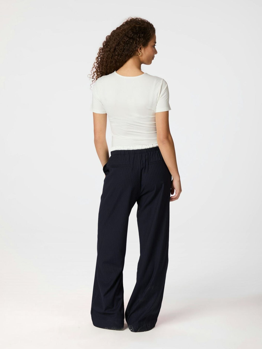 Neo Noir - Julius Pinstripe Pants 164718 - 141 - Navy Bukser