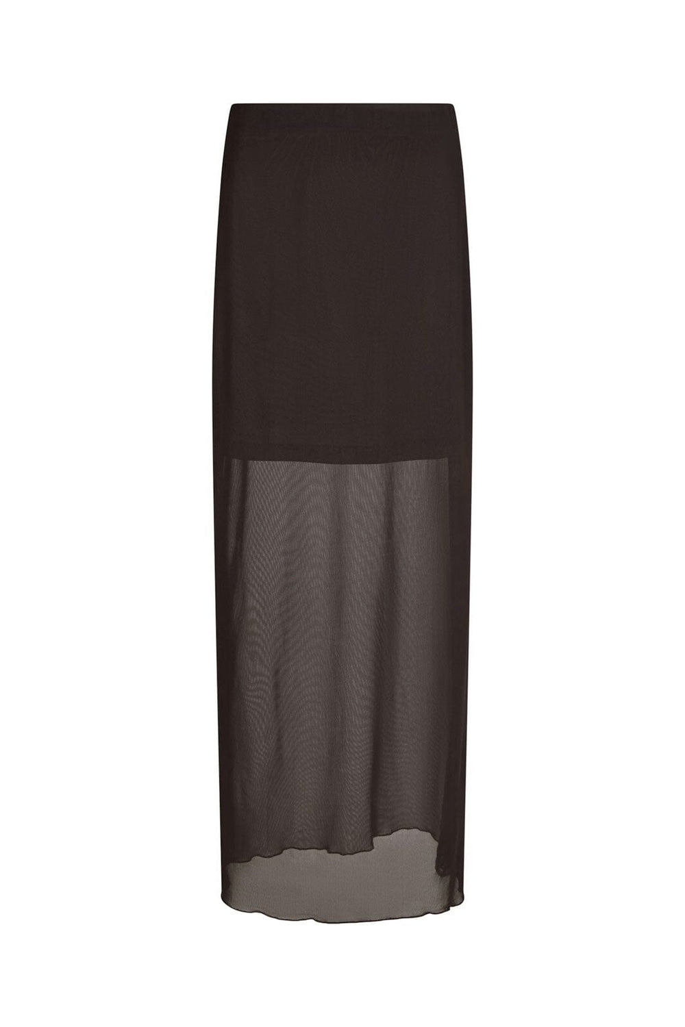 Neo Noir - Marlise Mesh Skirt 166014 - 676 - Dark Brown