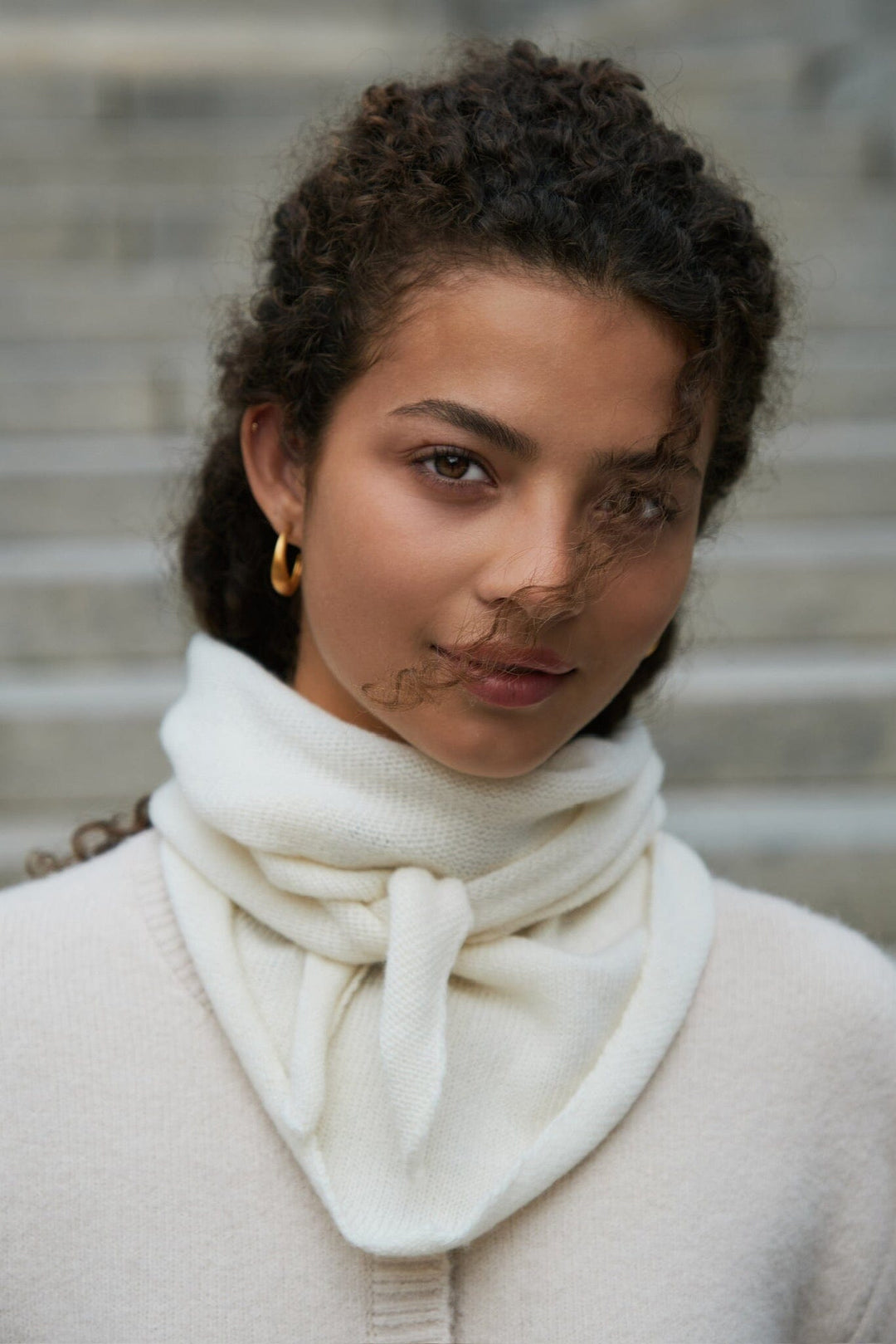 Neo Noir - Misty Medium Scarf 165337 - 121 - Off White Accessories