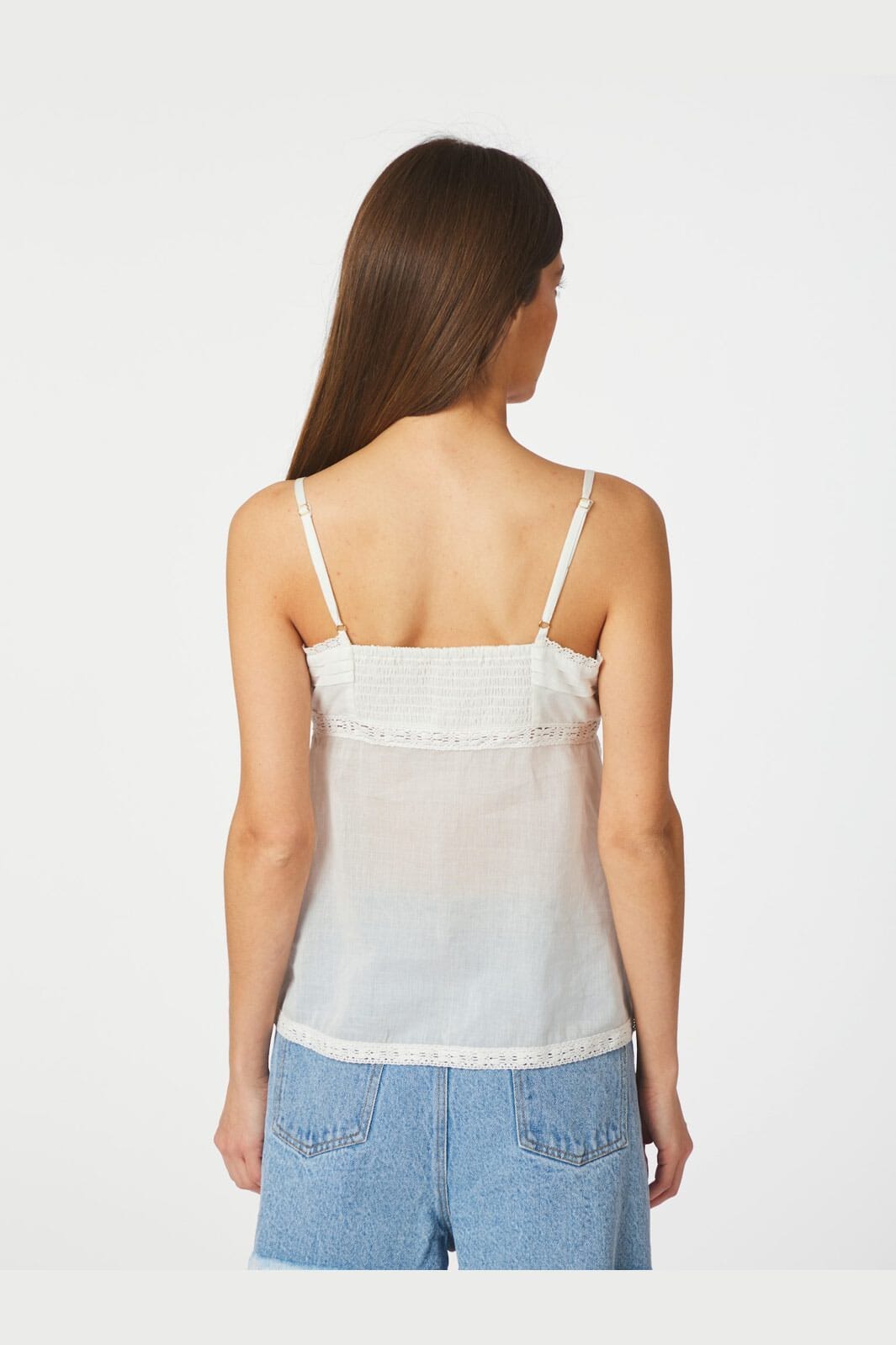 Neo Noir - Nimissa S Voile Top 165643 - 120 - White