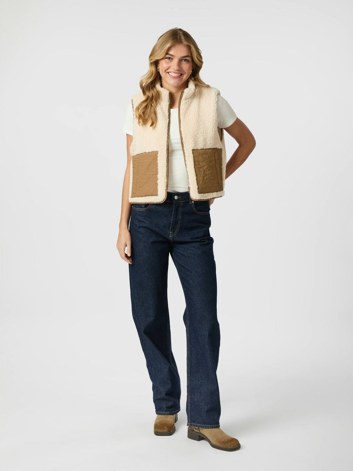 Neo Noir - Scout Teddy Waistcoat 155725 - 121 - Off White Frakker