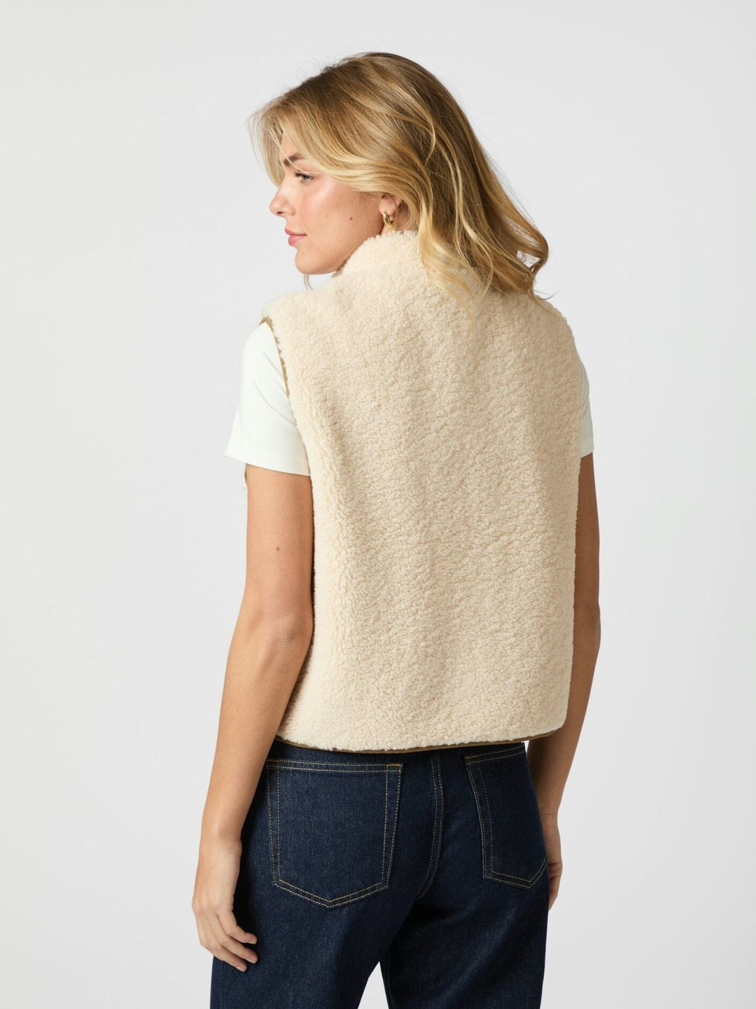 Neo Noir - Scout Teddy Waistcoat 155725 - 121 - Off White Frakker