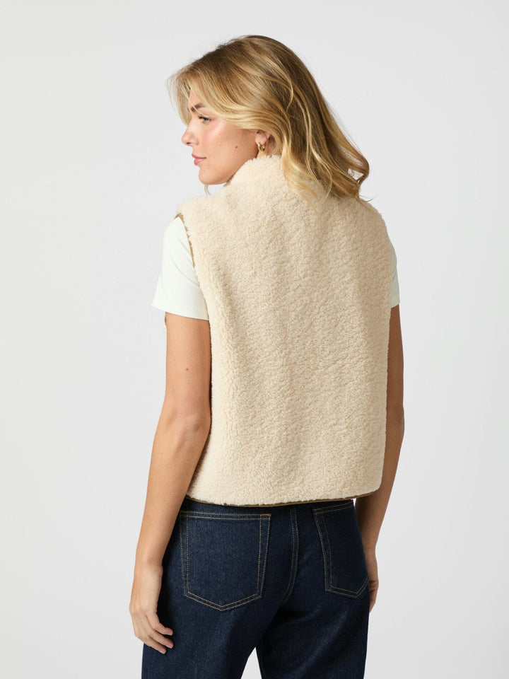 Neo Noir - Scout Teddy Waistcoat 155725 - 121 - Off White Frakker