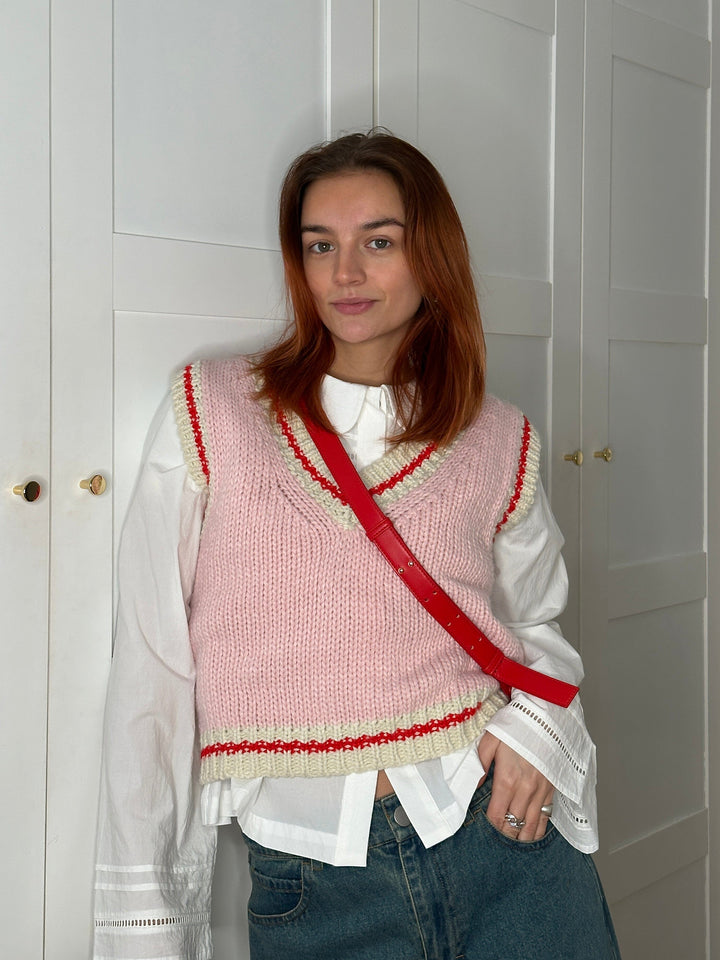 Noella - Kayanna Knit Vest - 1246 Berry Combo Veste