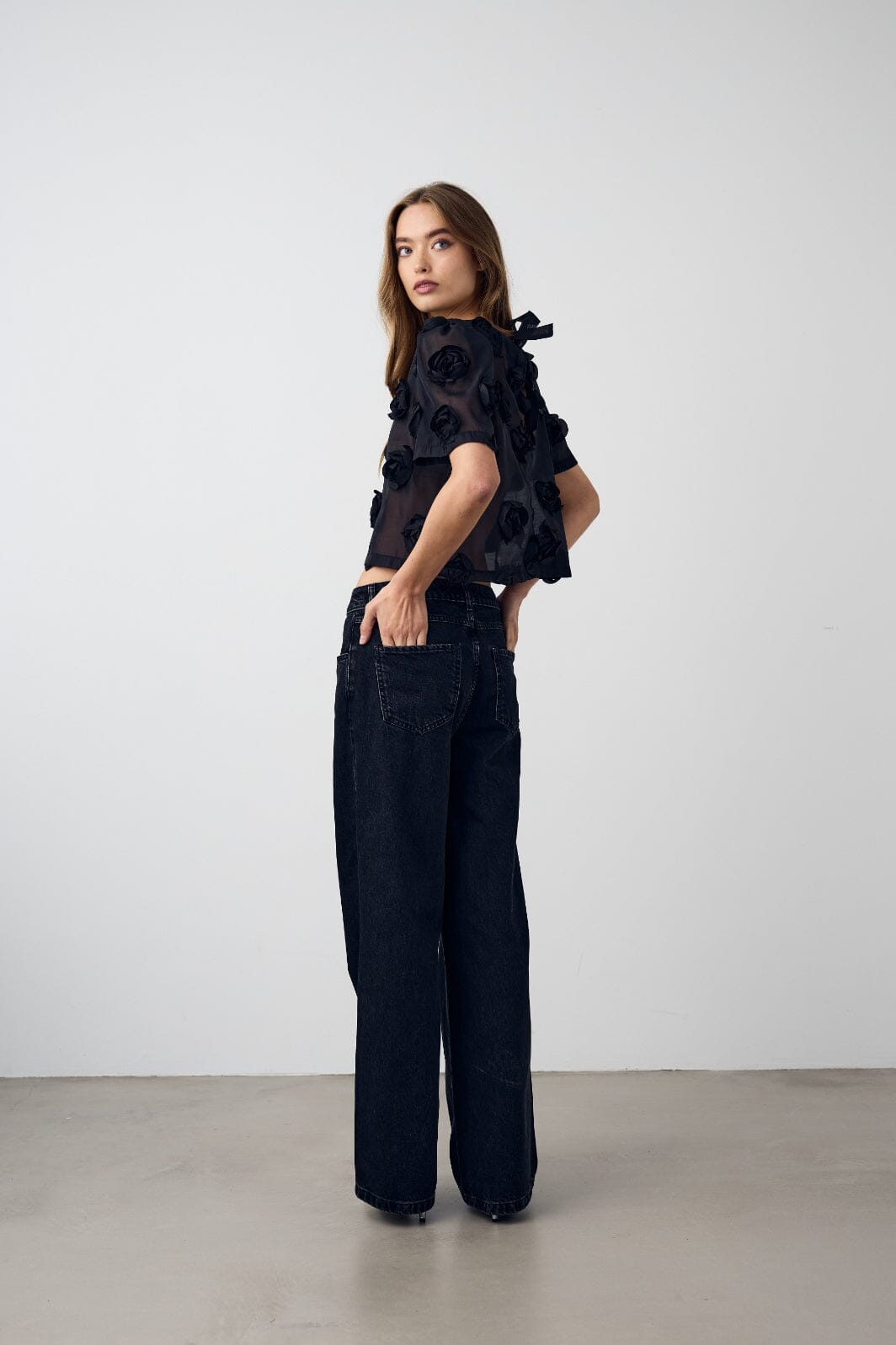 Noella - Kerrin Blouse - 004 Black Toppe