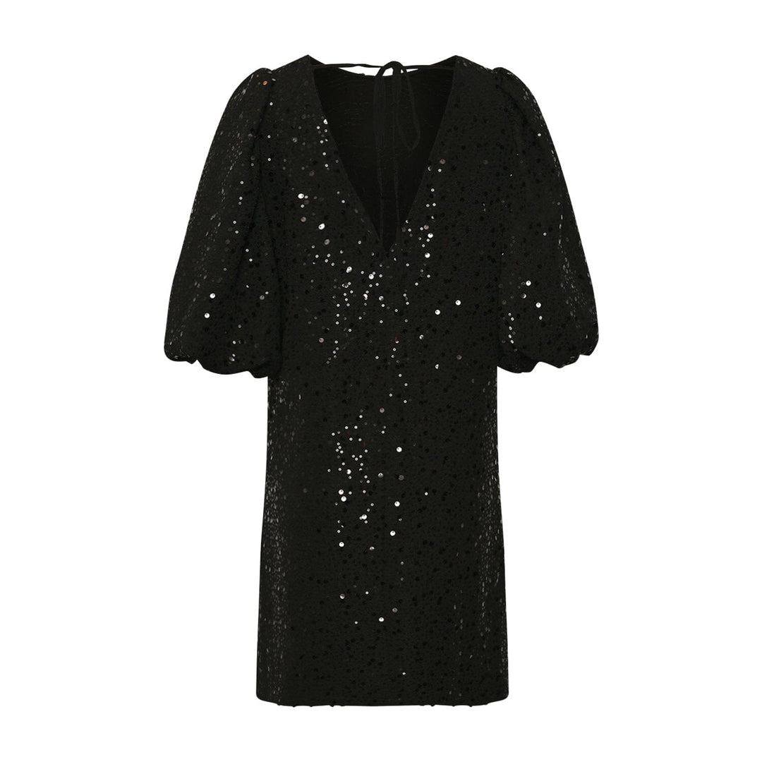 Noella - Pastis Short Dress - 004 Black Kjoler