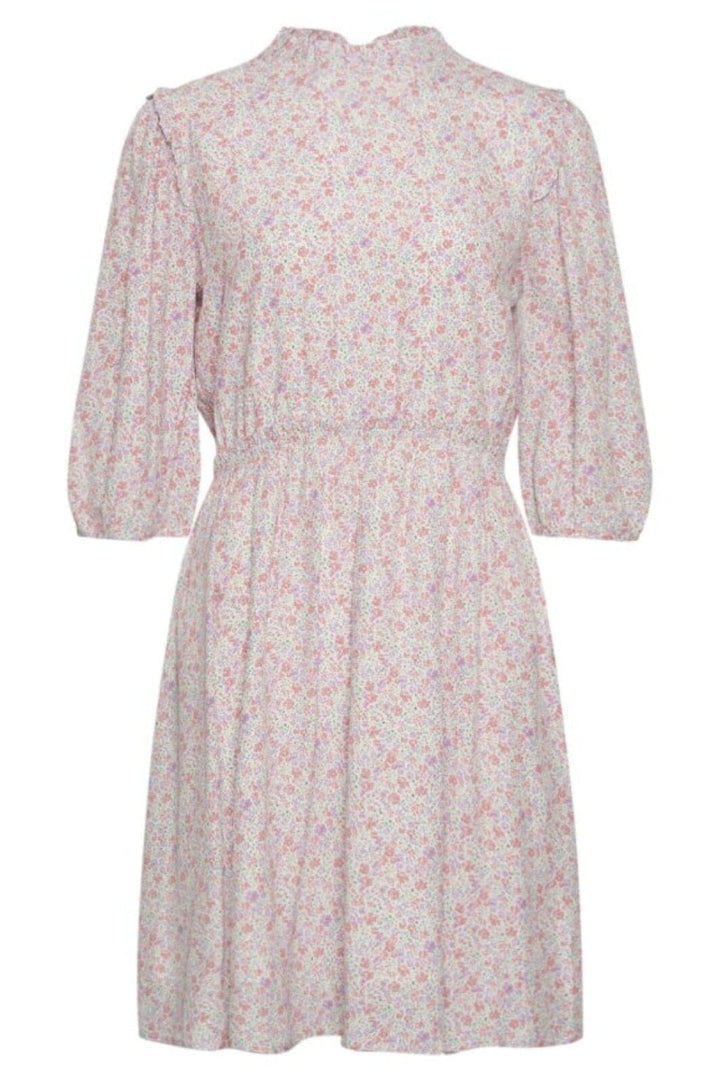 Noella - Rika Maxima Dress - Cream/Rose Mini Flower