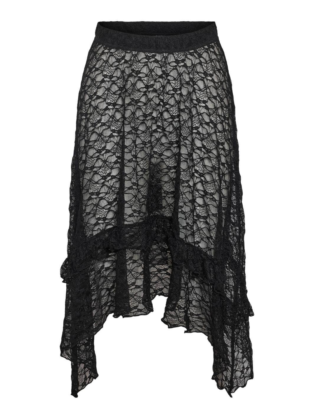 Noisy May - Nmlacey Nw Midi Skirt - 4845496 Black