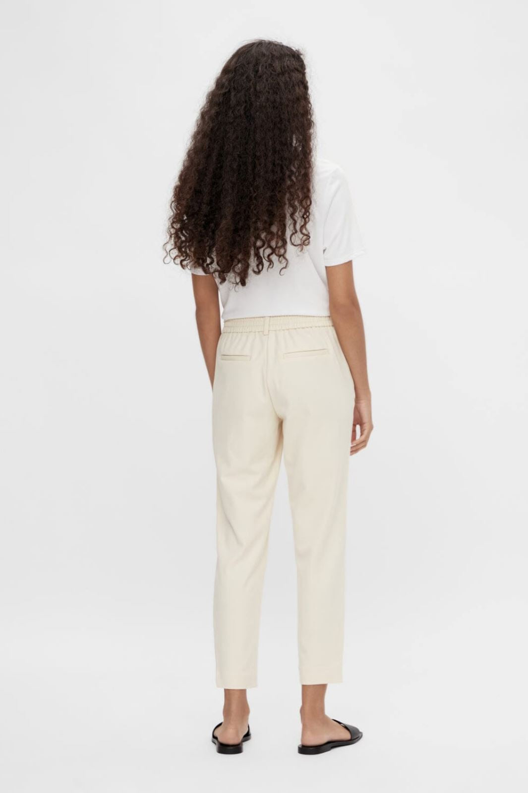 Object - Objlisa Slim Pant - 183539 Sandshell Bukser