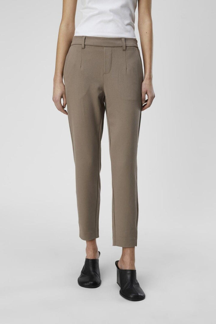 Object - Objlisa Slim Pant Noos - Fossil Bukser