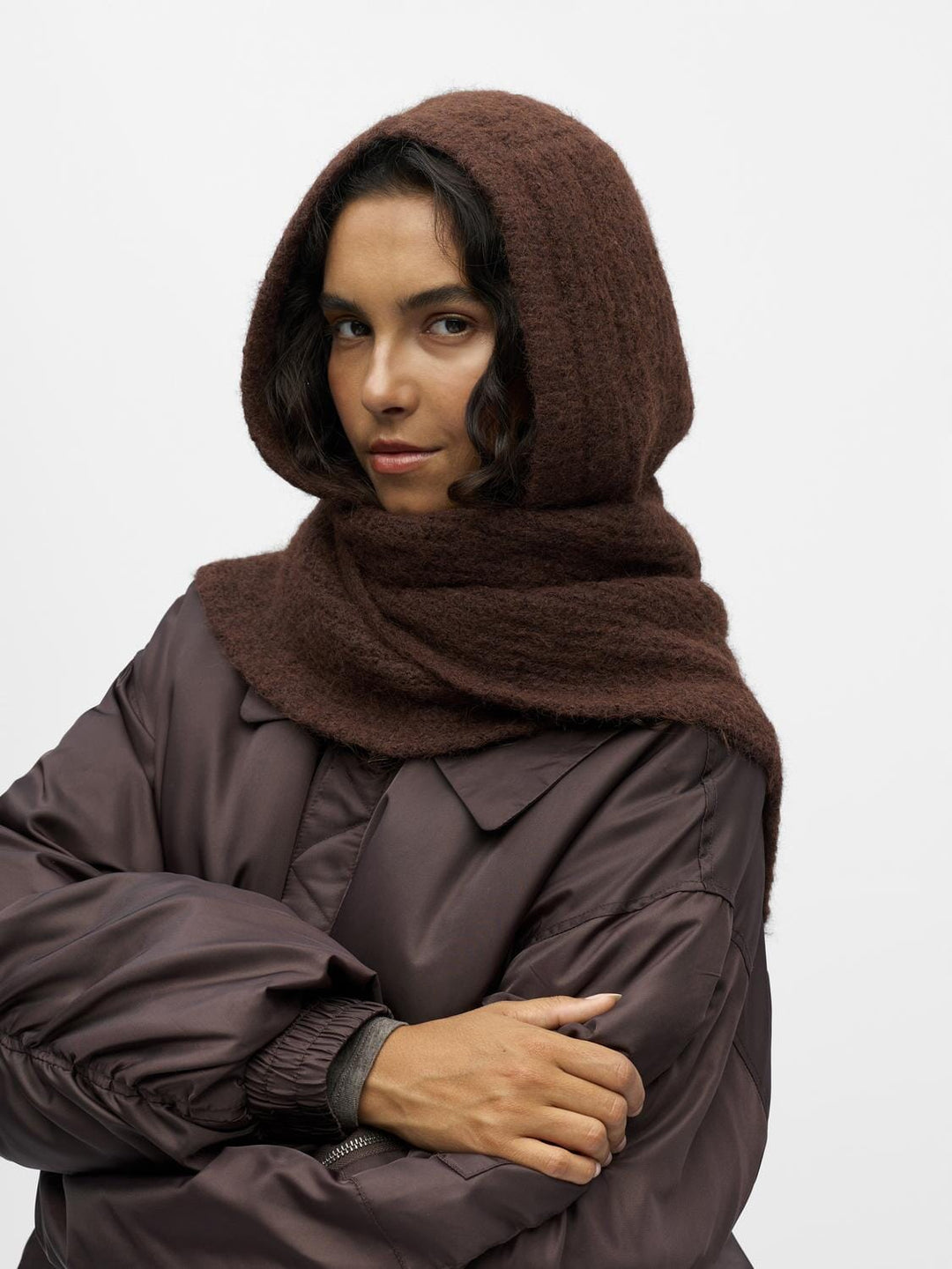 Object - Objmilu Scarf Knit Balaclava - 4915497 Java Huer