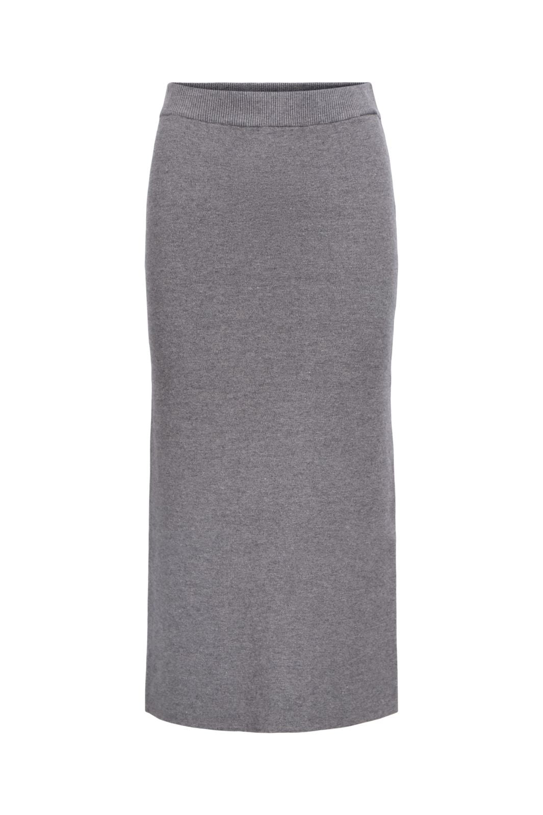 Object - Objreynard Knit Skirt - 4856930 Medium Grey Melange