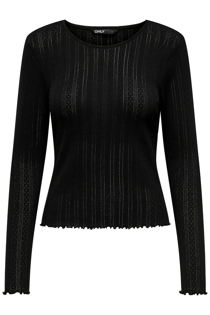 Only - Onlcarlotta L/S Top - 4210751 Black