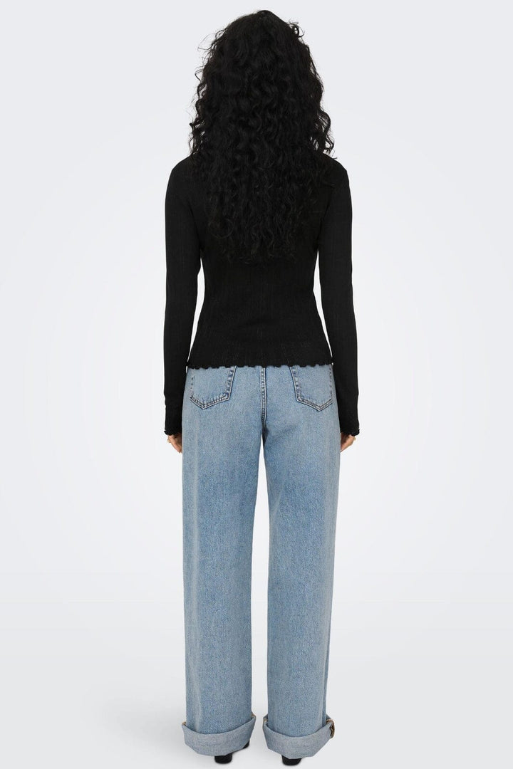 Only - Onlcarlotta L/S Top - 4210751 Black Bluser