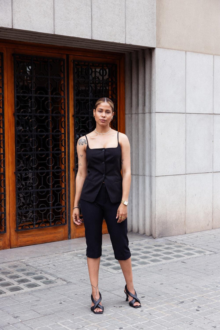 Only - Onlgitta Life Capri Tlr - 4769761 Black