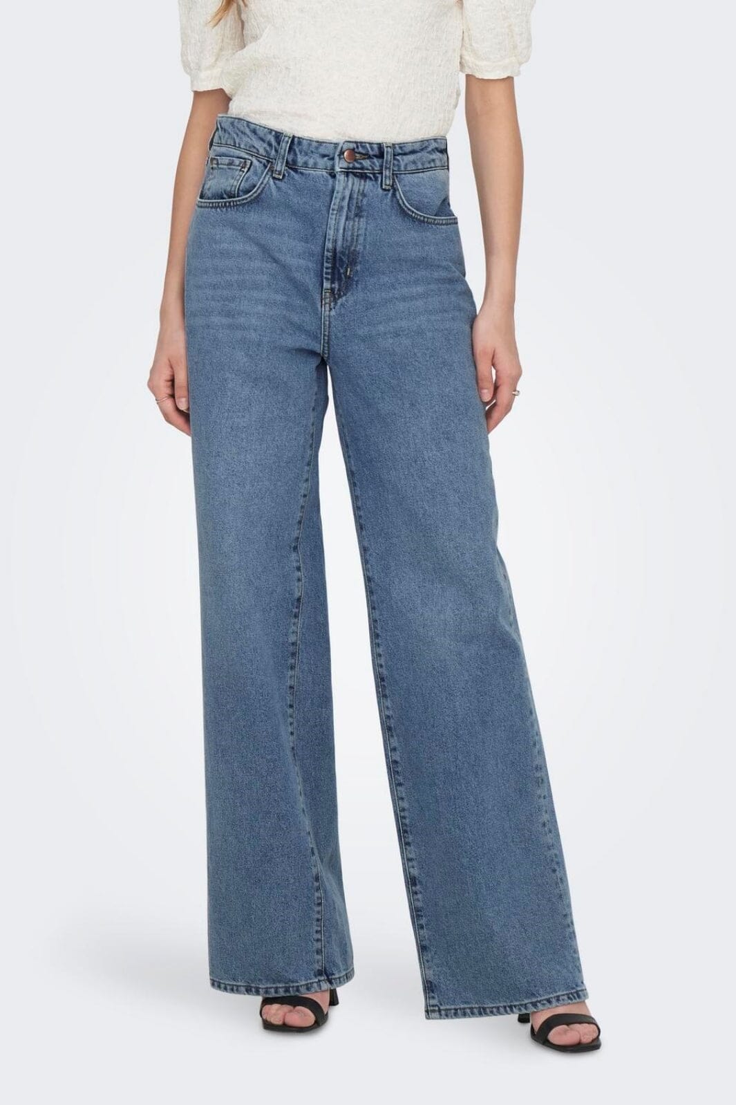 Only - Onlhope Wide Rea345 - 3562394 Light Blue Denim Jeans