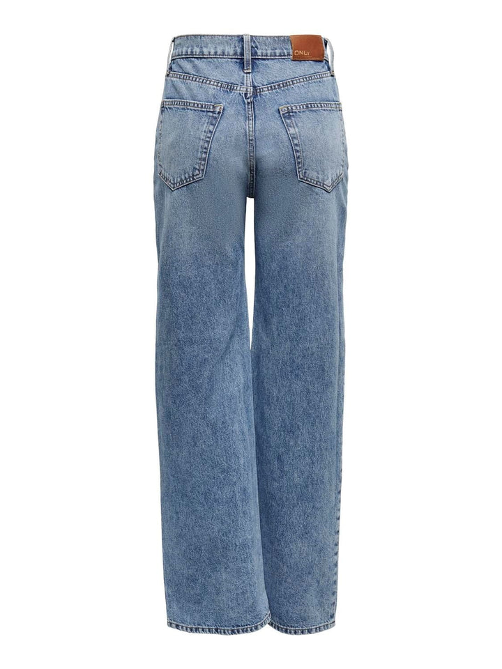 Only - Onlhope Wide Rea345 - 3562394 Light Blue Denim Jeans