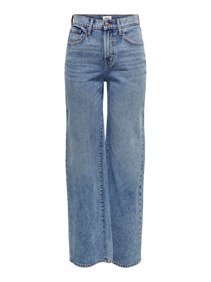 Only - Onlhope Wide Rea345 - 3562394 Light Blue Denim Jeans