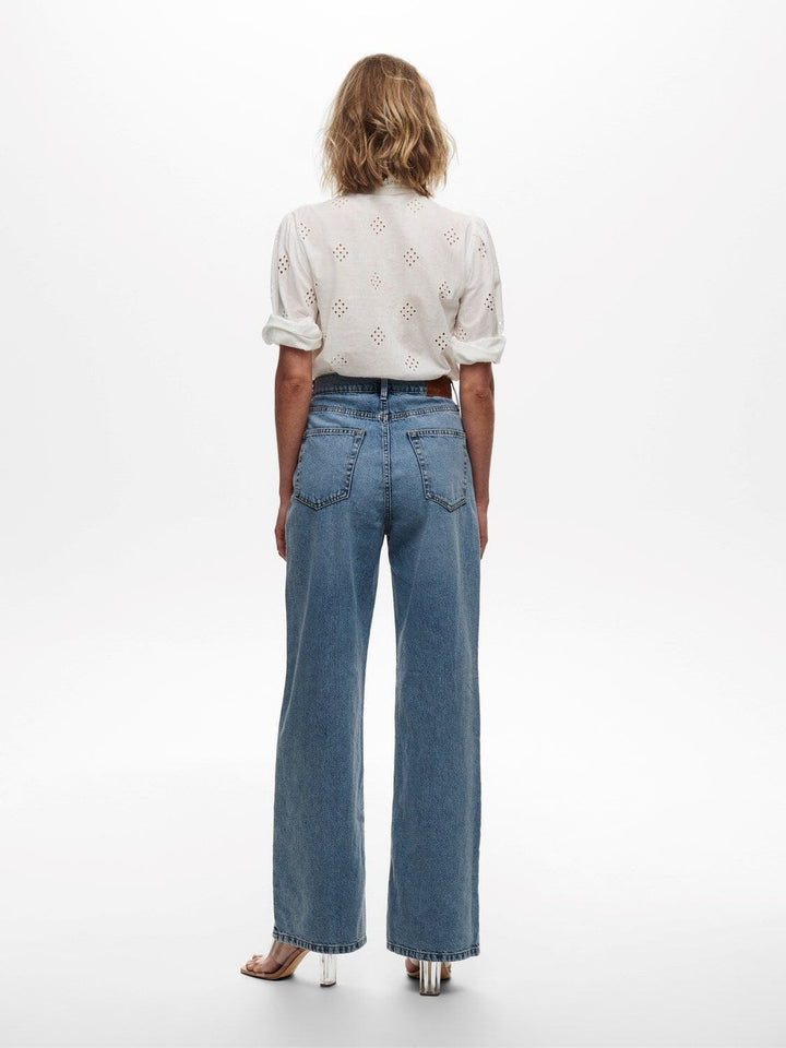 Only - Onlhope Wide Rea345 - 3562394 Light Blue Denim Jeans