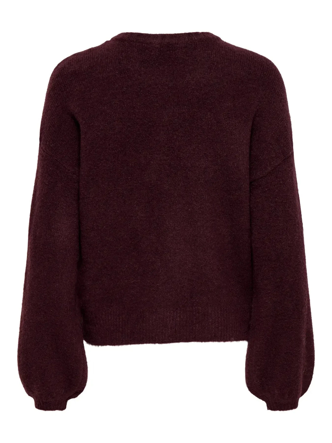 Only - Onlisabella L/S Cardigan Knt - 4902709 Winetasting Melange Cardigans