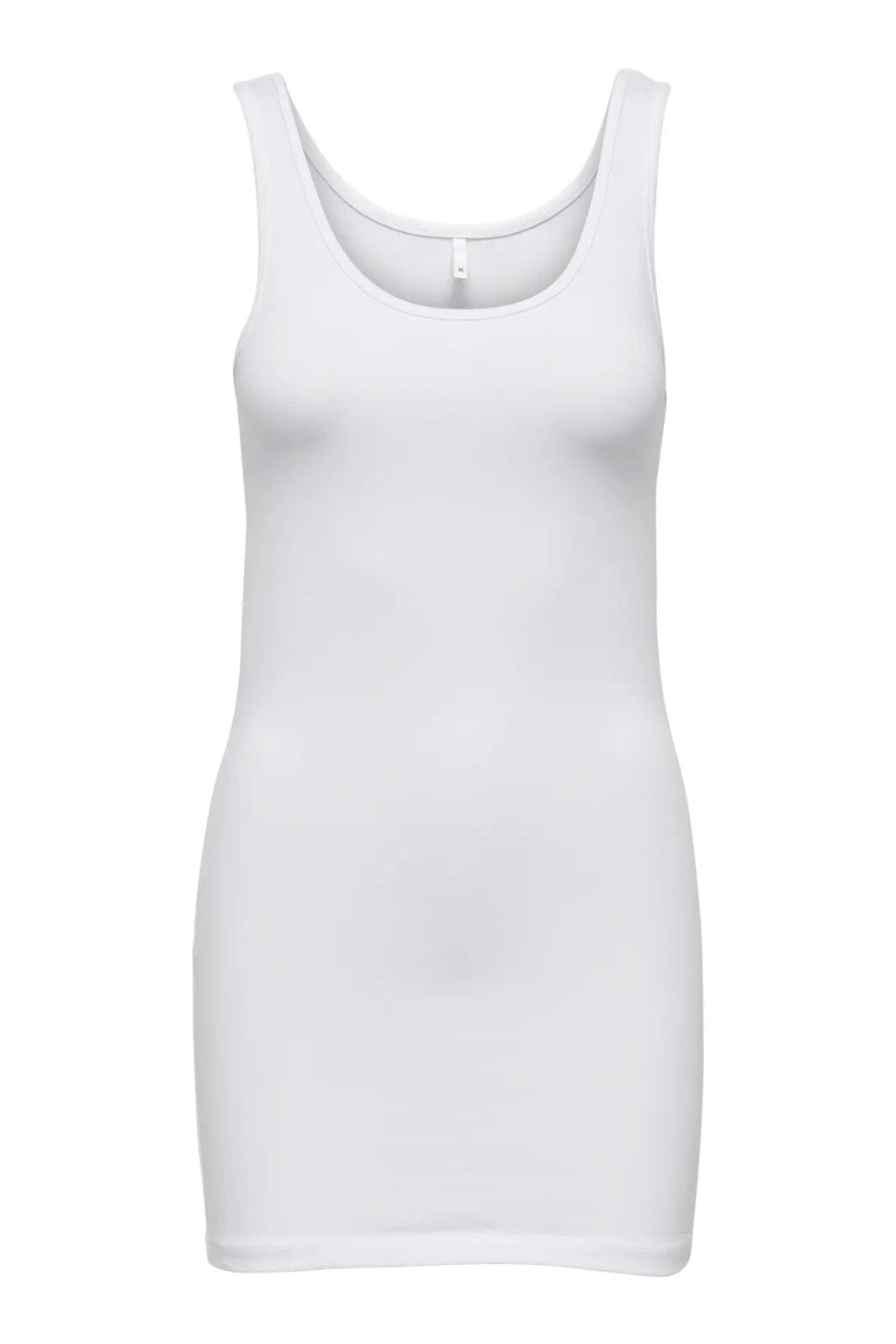 Only - Onllive Love S/L Long Tank Top - 1201450 White