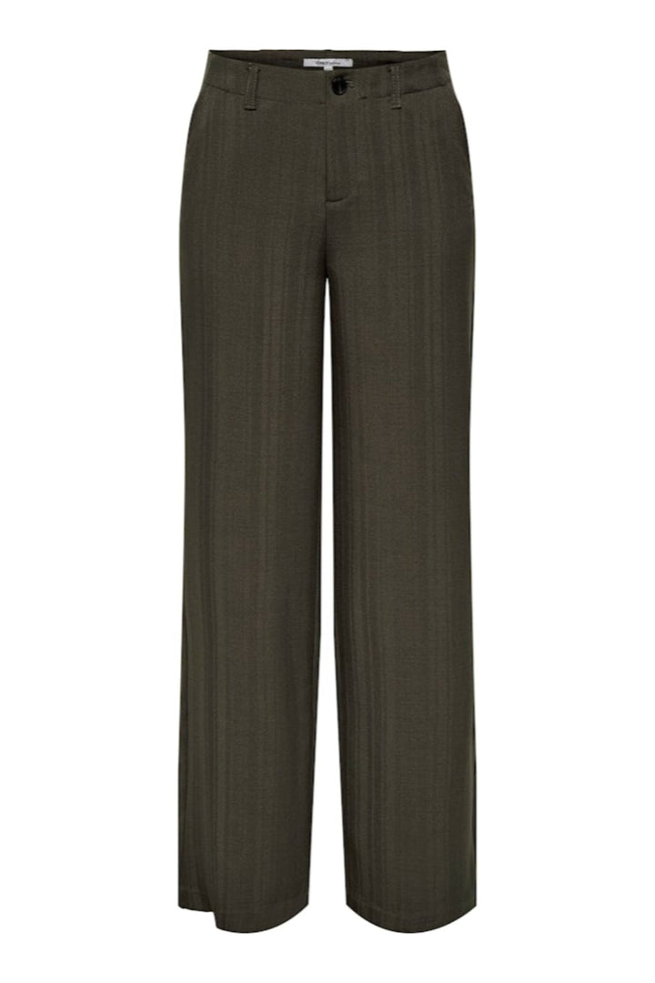 Only - Onlmateo Life Stripe Wide Pant Cc Tlr - 4786740 Mulch Bukser