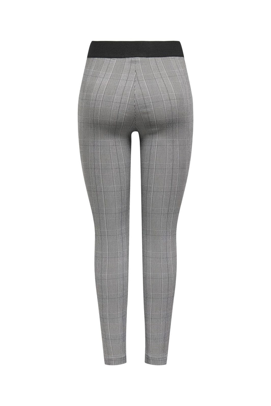 Only - Onlmedusa Life Check Legging - 4858738 Black White