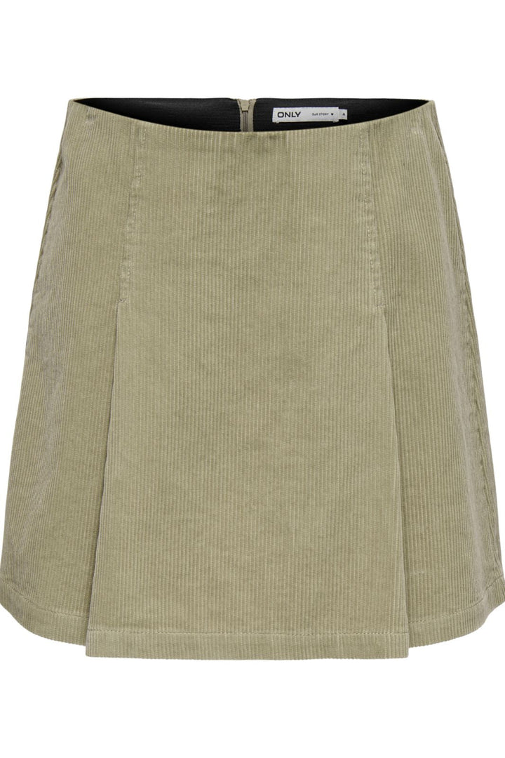 Only - Onlpippa Cord Skirt - 4893703 Weathered Teak Nederdele