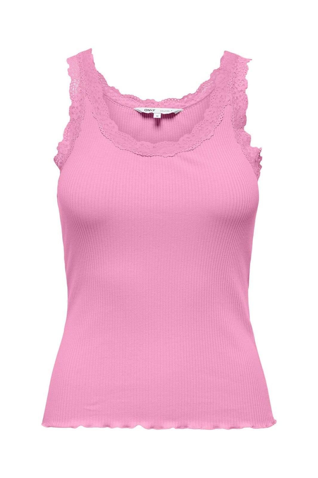 Only - Onlsara Sharai Life Tank Top - 4944512 Begonia Pink