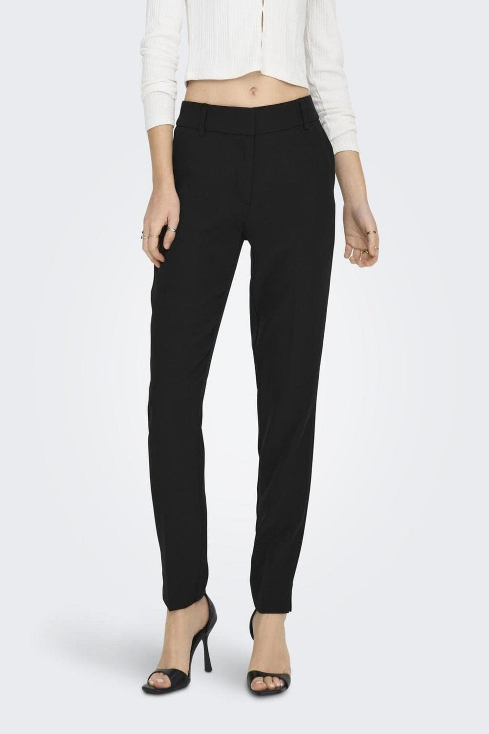 Only - Onlveronica-Elly Life Hw Pant - Black Bukser
