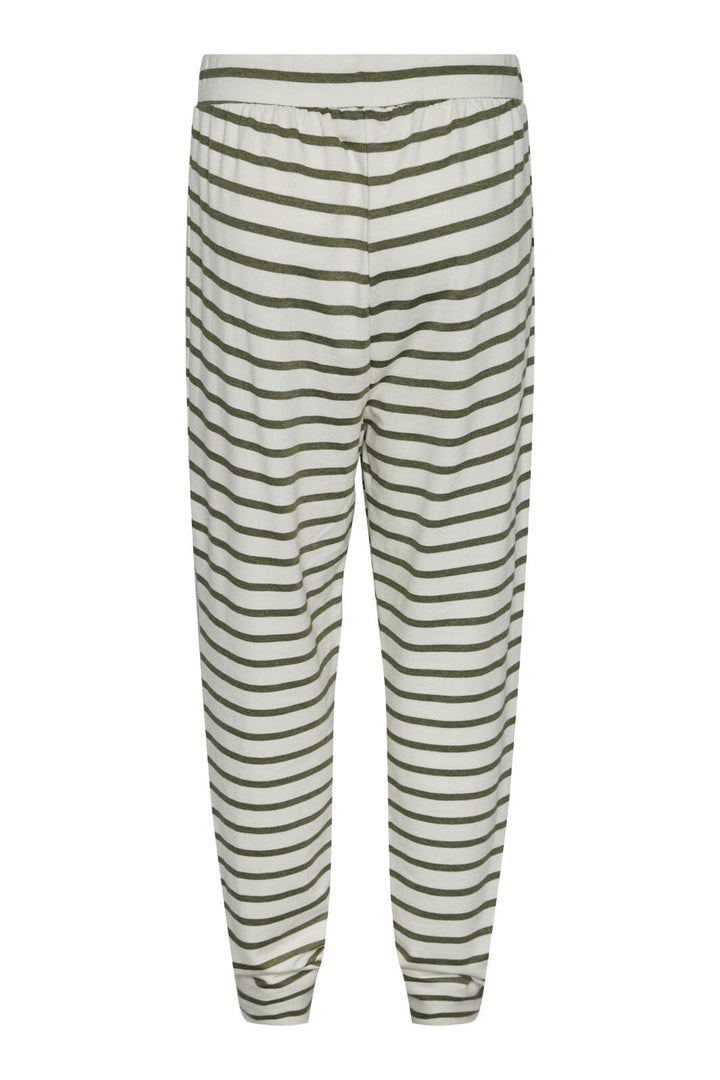 Pieces - Pcbibi Pant - 4428917 Deep Lichen Green CLOUD DANCER